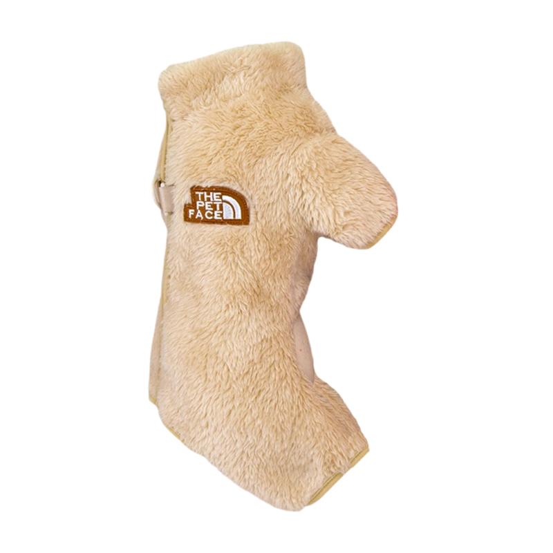 

НОВЫЙ зимний комбинезон для собак, пальто с молнией, теплая куртка для домашних животных, комбинезоны для маленьких собак, кошек, чихуахуа, одежда для мальтийского бульдога, комбинезоны S коричневый