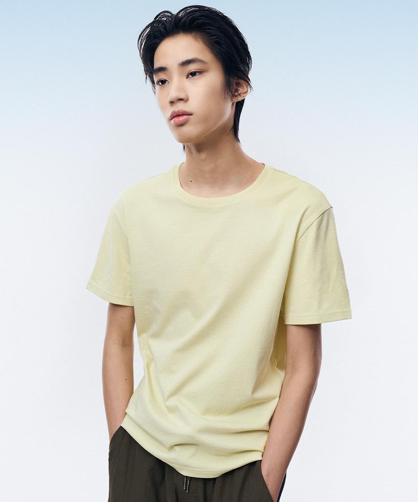 INTEMPOMOOD Weekly Color Cotton T-Shirt: 9 Colors