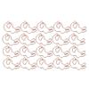20Pcs Paper Clip  Gold Rabbit Shape Animal SpecialShaped Office Document Cute Pin