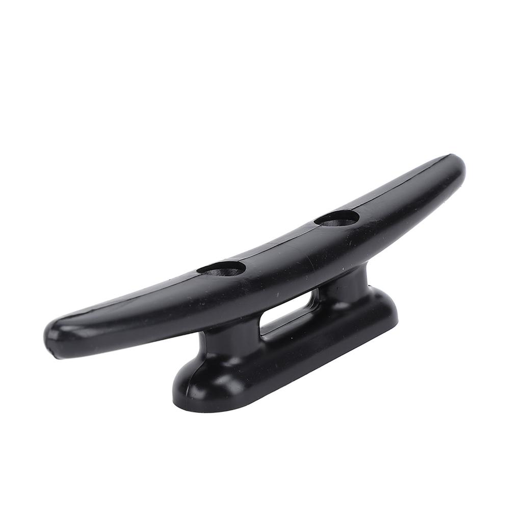Boat Cleat Black Nylon Strong Tensile Strength Dock Cleat for Marine Deck Nautical Decor 128mm/5.04in
