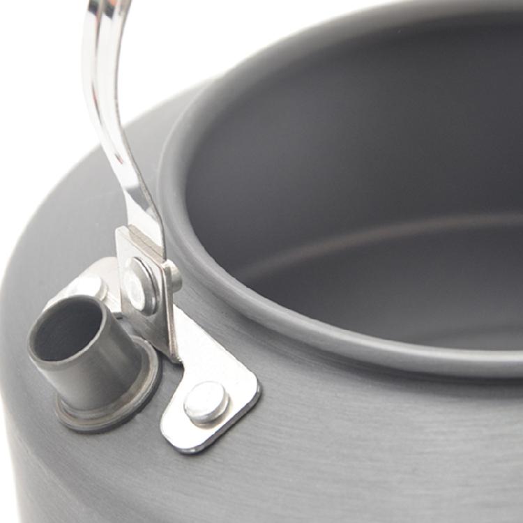Outdoor Camping Coffee and Teas Kettle Portable Teapot Aluminum Camp Teas Coffee Pots Water Boilers for Picnics