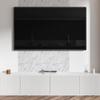 Printed Vinyl Self-Adhesive Tiles White Elegant Marble 9x30x30 Cm