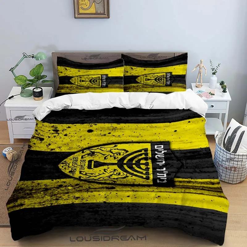 Beitar Jerusalem Fc All Season Twin Bedding Set 3 Piece Comforter Set Bed Duvet Cover Double King Comforter Cover Home Textile