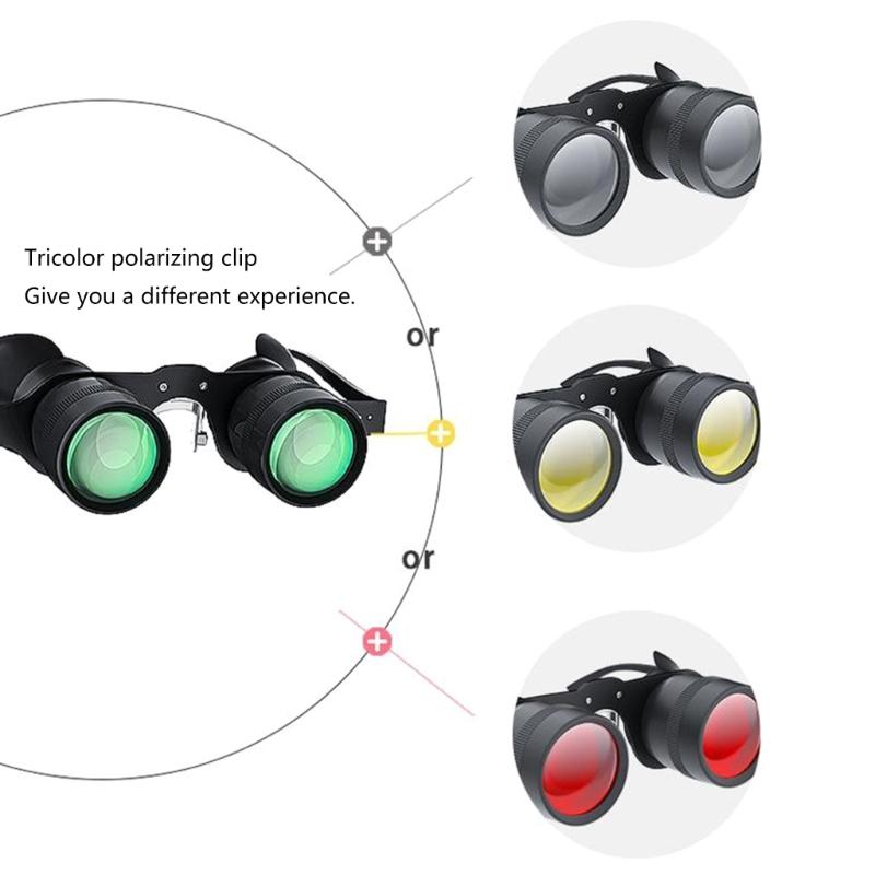 Fishing Binoculars Portable Telescope Fishing Magnifier Glasses Opera Glasses