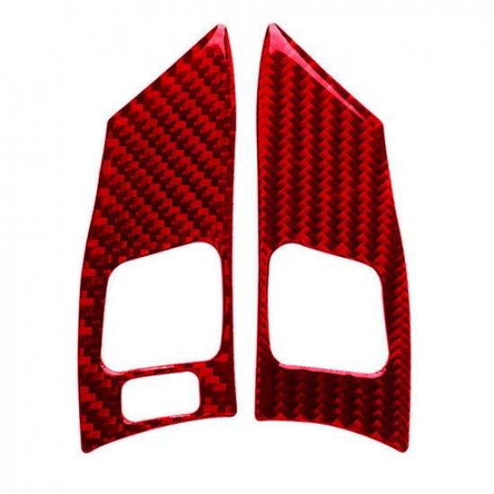 Fit For Lexus IS250 IS350 2006-12 Carbon Fiber Steering Wheel Button Cover Trim