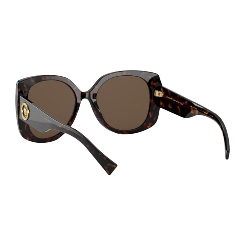 Versace Butterfly Frame Sunglasses Brown 2351557 VE4387108/73-Brown 56