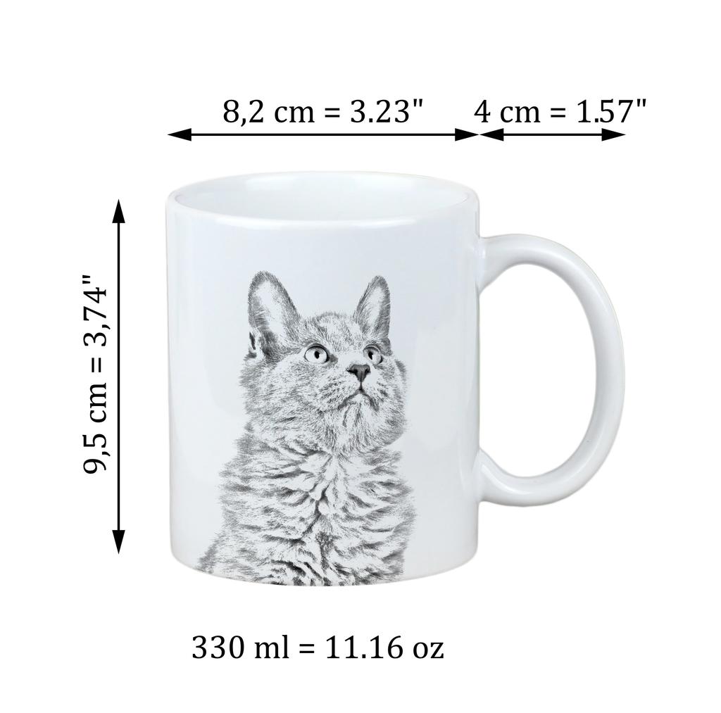 Nebelung - cup with a cat, cup with a photo, personalized gift from the Art-Dog brand