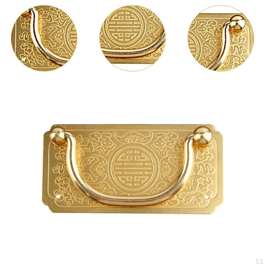 Brass Cabinet Pull Handle for Furniture, Drawer and Wardrobe Accessory Home