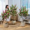 Large Artificial Bougainvillea Tree for Indoor Decoration - Potted Fake Cherry Blossom Plant Ornament