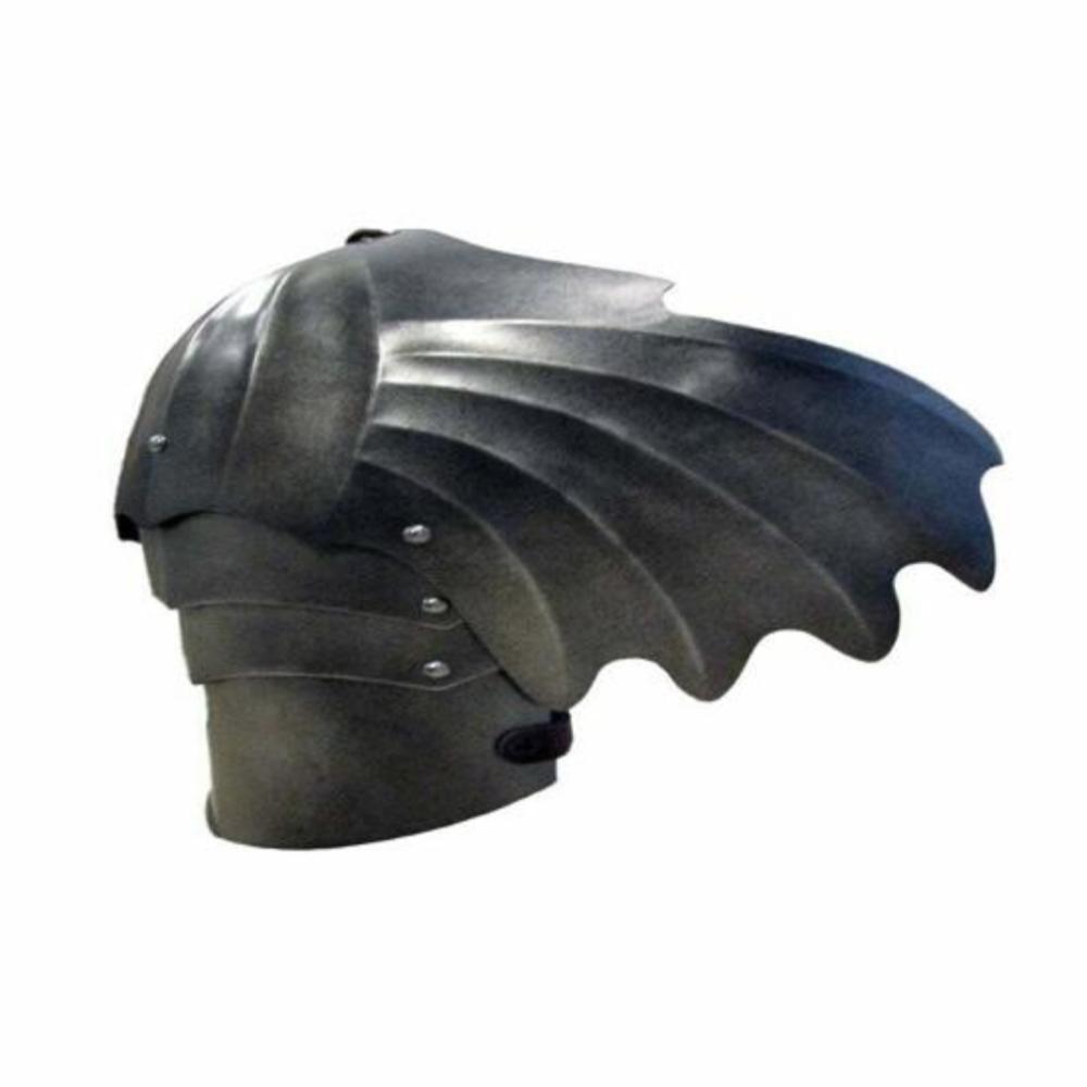 Par voado gótico das ombreiras medievais de aço 18GA de ombro LARP