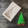 DIY Epoxy Resin Christmas Series Christmas Tree Shape Silicone Mold for Cake Baking