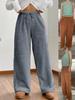 Felpa Morbida Monocolore da Donna e Pantaloni Caldi Casual - Nuova Moda Autunno/Inverno