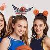 Comfortable Basketball Headband For Boys Girls Fabric Sport Theme Head Accessory Team Spirit Cheerleader Headwear