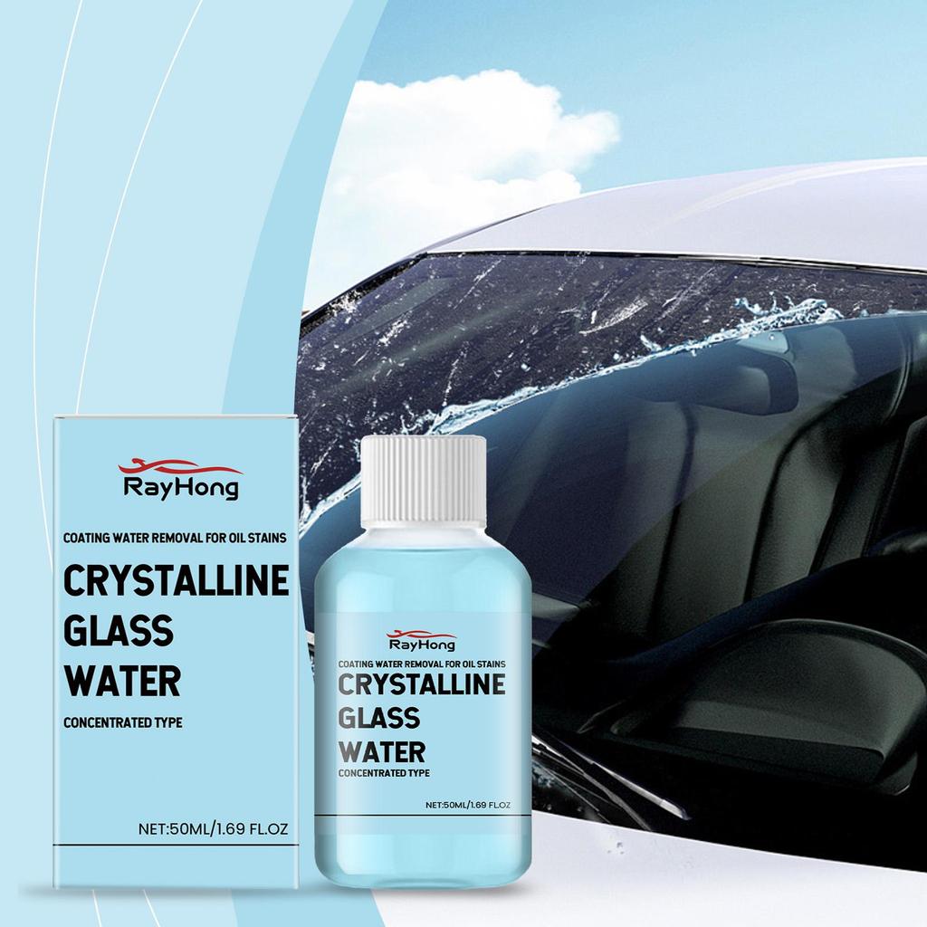 Rayhong Automotive Crystal Coating Windshield Washer 50ml Car Windscreen Cleaner Auto Wiper Glass Cleaner