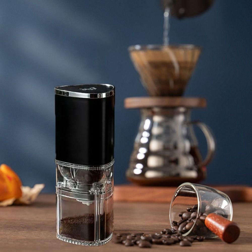 Adjustable Thickness Electric Coffee Grinder Automatic Coffee Bean Grinding Machine  Cafe