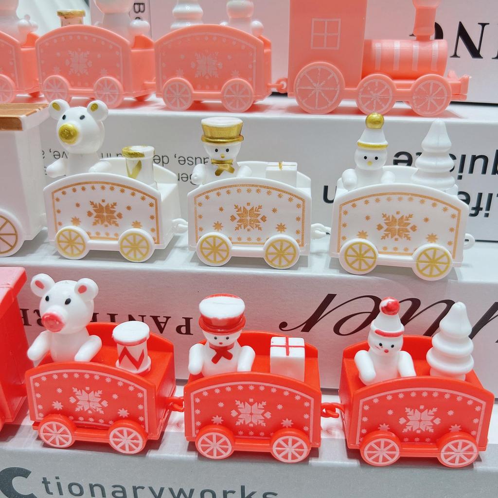 Creative Splicable Toy Train for Christmas Decorations & Window Display