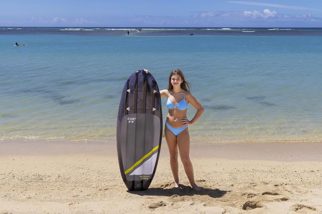 Igarashi Paddling Board 166 x 66cm, inflated size approximately 165 x 61 x 16cm (18cm thick including handles)
