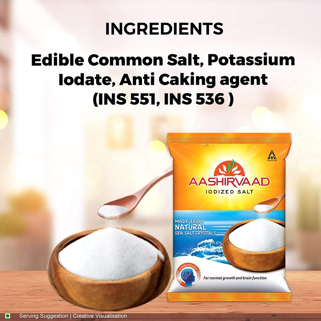 Aashirvaad Salt with 4-Step Advantage, 1KG