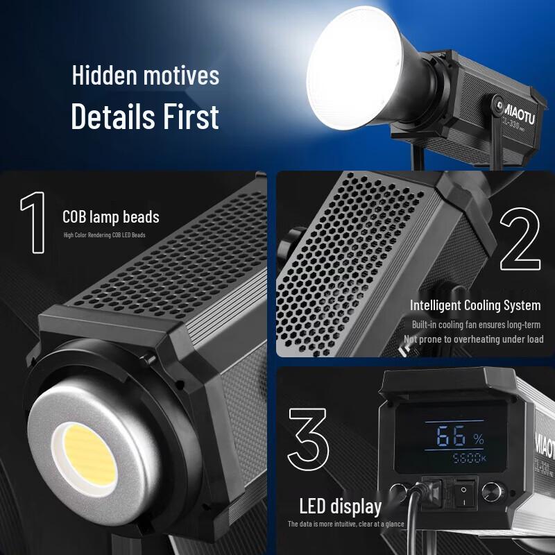 Miaotu CL330PRO 330W Bi-color Professional LED Video Light