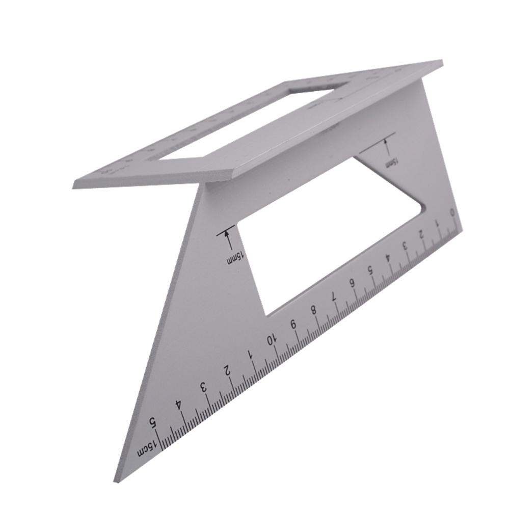 Multi-function 45/90 Angle Ruler Woodworking Protractor Combination Square Ruler China Mainland
