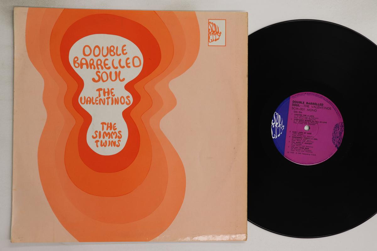 

LP Пластинка VALENTINOS SIMS TWINS Double Barrelled Soul SCM001 SOUL CITY 1968 UK СоулФанк Б/У