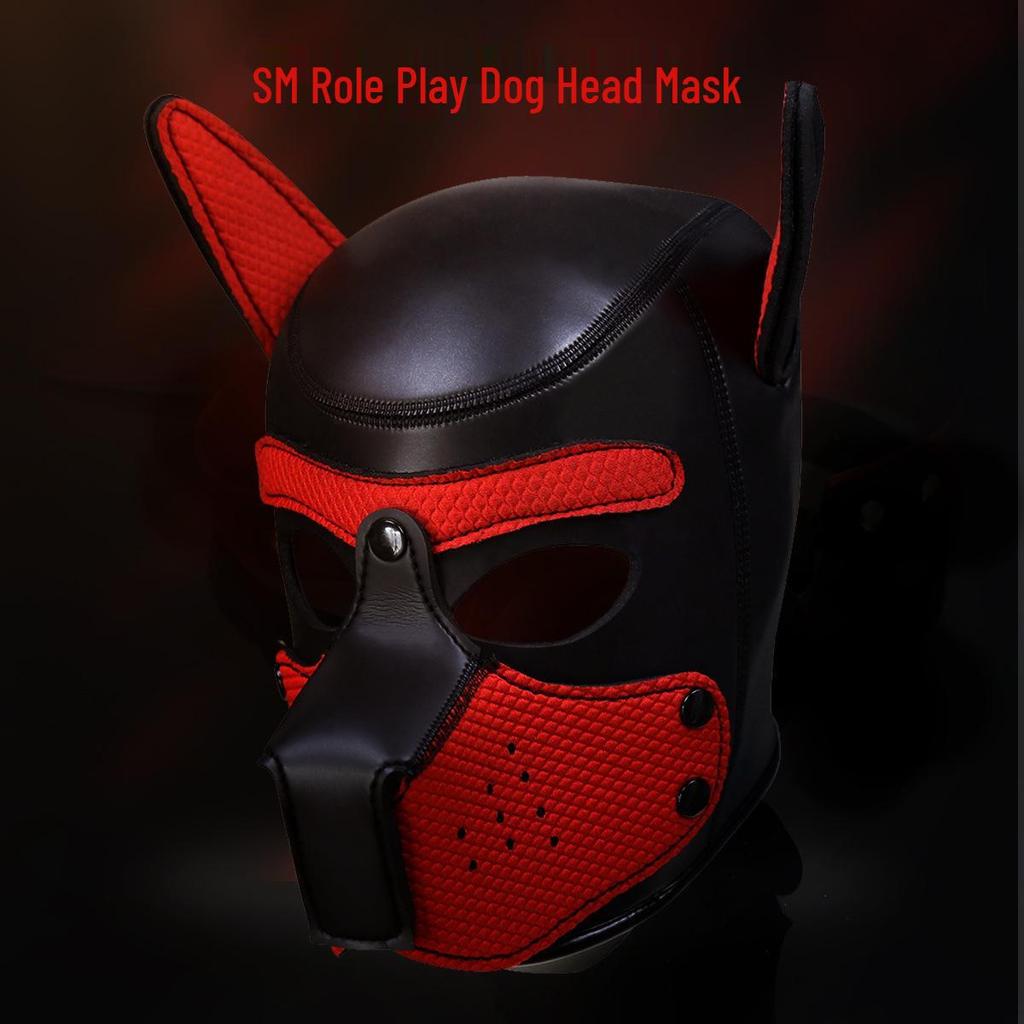 New K9 Performance Erotic Dog Mask Headgear for Nightclub Shows