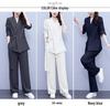 Spring & Autumn Plus Size Women's Wide-Leg Pants Two-Piece Set - Age-Reducing and Fashionable