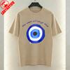 Evil Eye Protection Unisex TShirt Y2K Fashion Blue Unique Graphic TOPS Trendy Casual Style Cotton Tee Streetwear Unisexs Womens