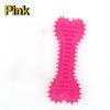 1PC Bite-Resistant Soft Rubber Dog Chew Toy - Bone Shape Teeth Grinding Toy for Small Dogs Training