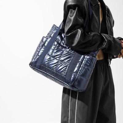 Zimné dámske kabelky s veľkou kapacitou Vento Marea Space Polstrované dámske tašky cez rameno Čierne dizajnérske nylonové bavlnené teplé tašky pevné