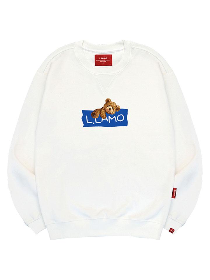 Ellamo Label Bear Sweatshirt Unisex Big Size S~4Xl (Type B)