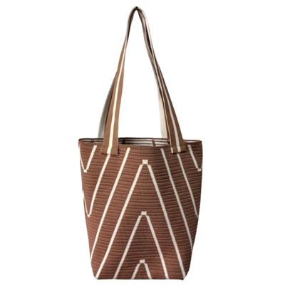 Miaomyao Women's Tote Bag, Shoulder Bag, Large Capacity, Lightweight, A4 Size, Birthday Gift (Brown)