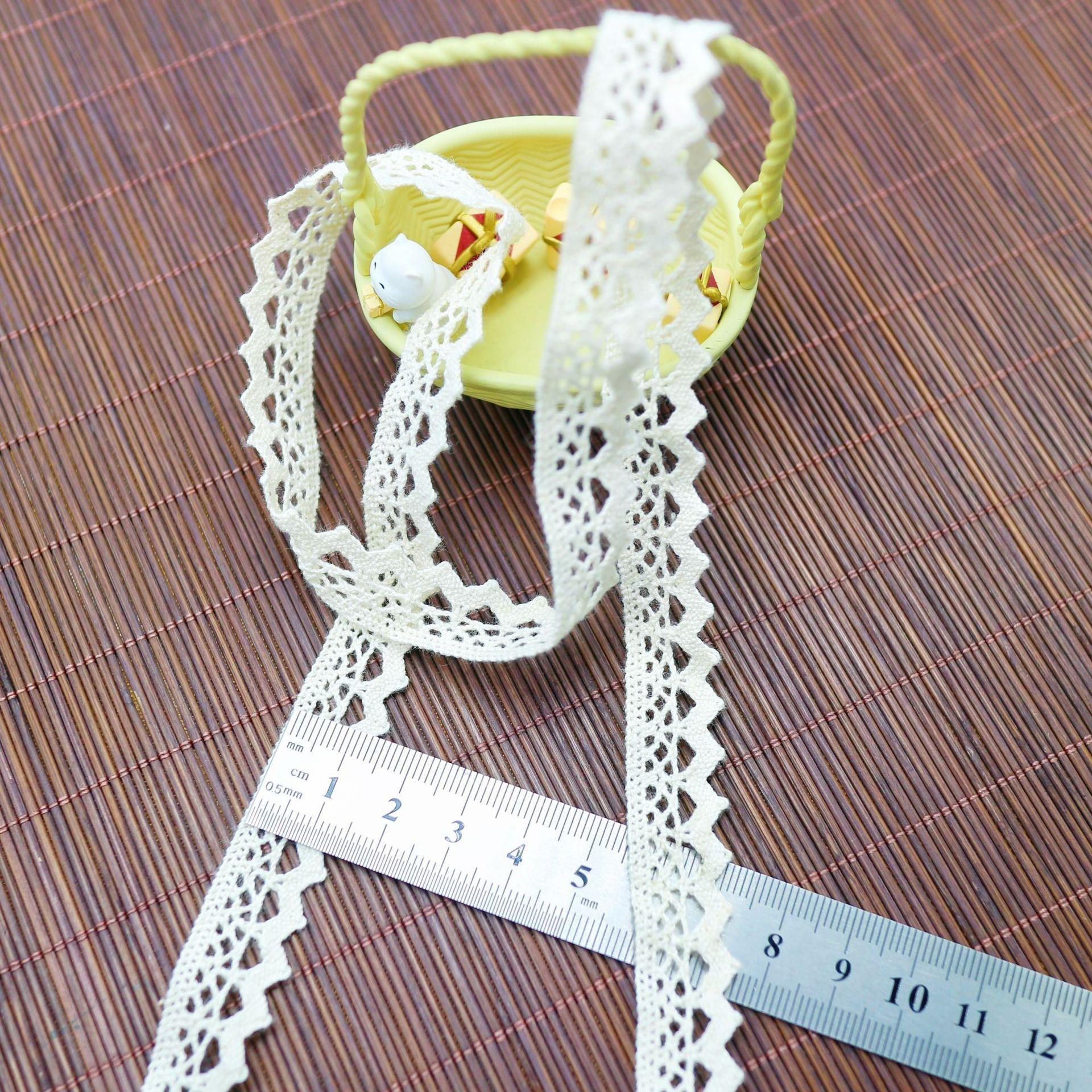 Cotton Thread Lace Accessories Fabric Clothing Fabric Strip Material Decoration Handmade Diy Lace Tape YS8185b