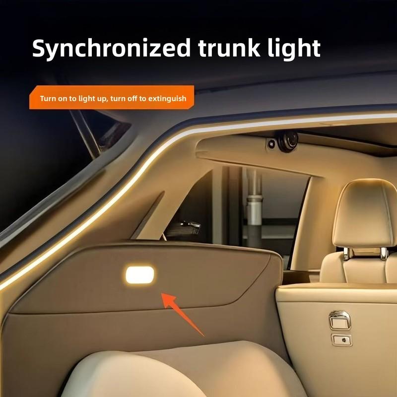 Universal Rear Trunk Light for All Car Models, Suv and Sedan Trunk Lighting, Ambient Light, Automatic Sensing Led Camping Light