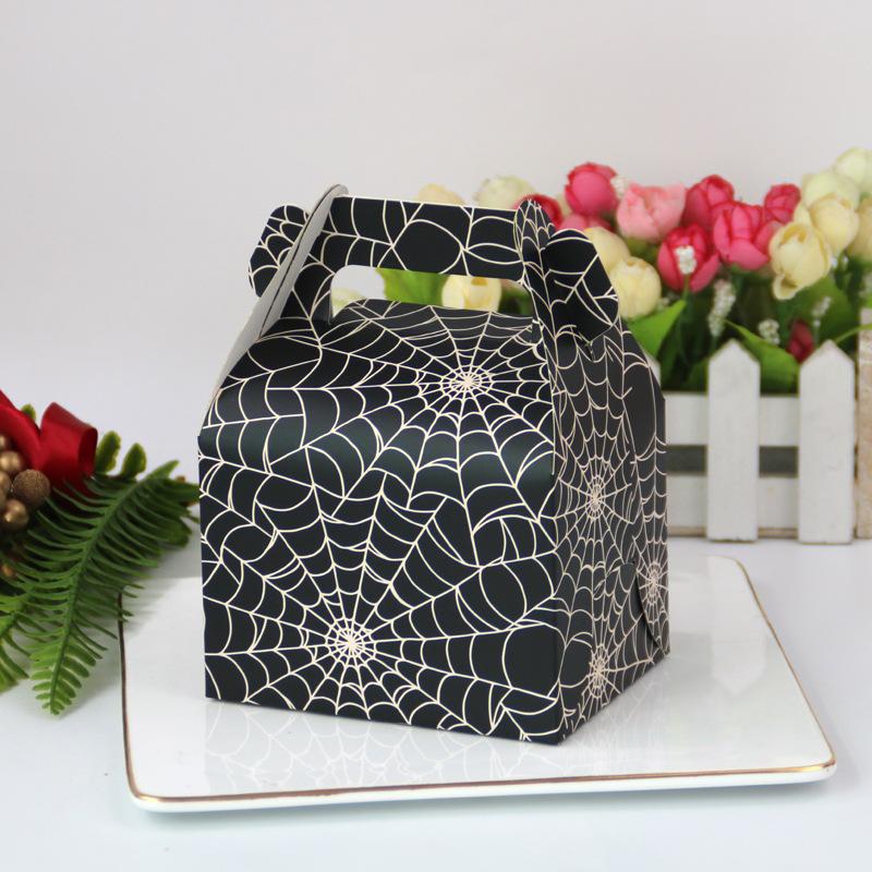 Diy Personalized Spider Web Tote Box, Large Pastry Box, Bread Baking Cake Packing Carton