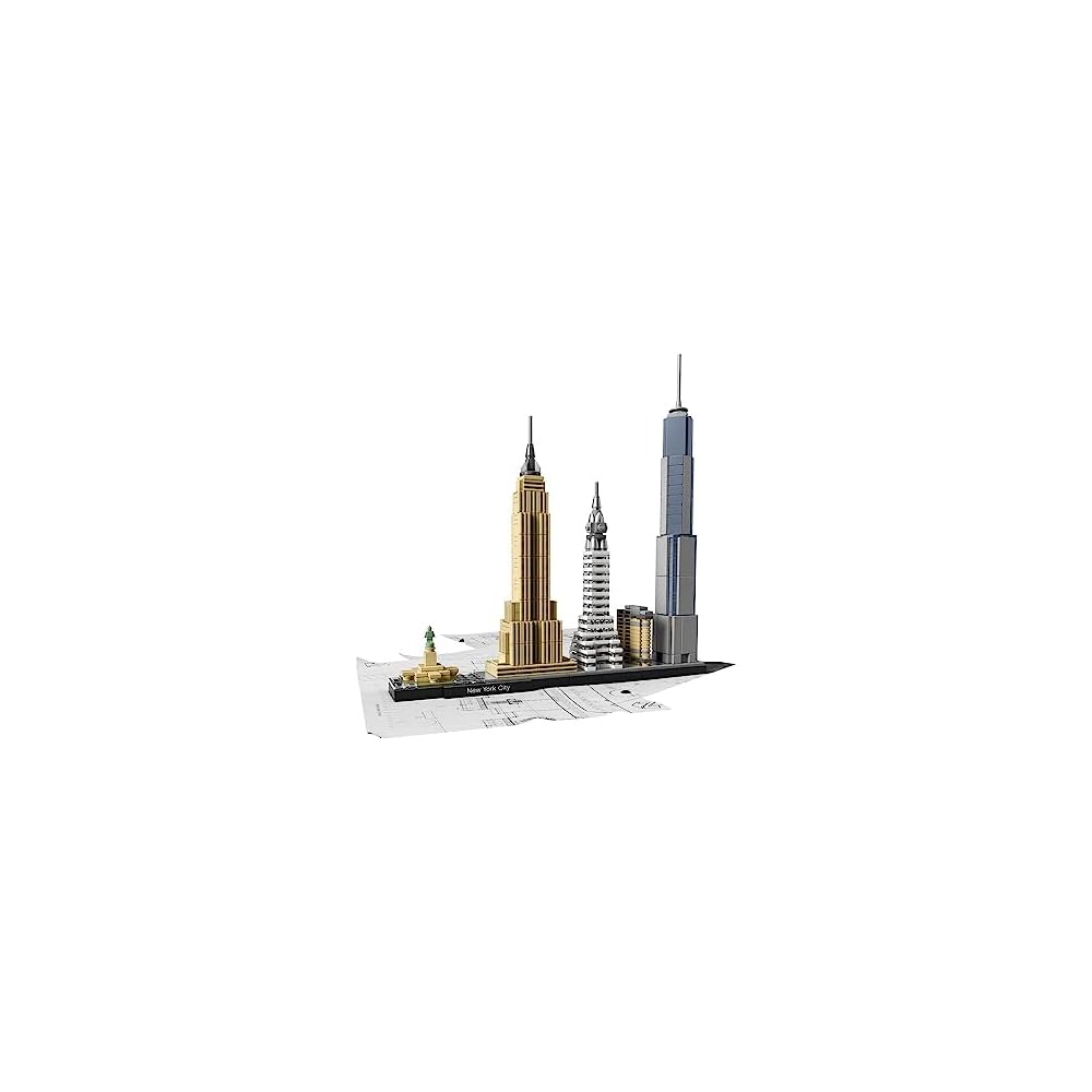 LEGO Architecture New York 21028 Building Set with Detailed Design and Collectible Features