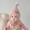 5 Colors Winter Baby Girls Hat Cute Ear Protection Cap for Infant Warm Knitted Beanie Hats Kids Lovely Pixie Cap 6-24M