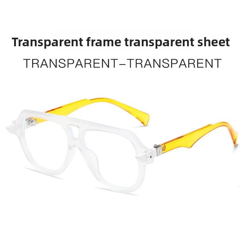 Euro Style Double Bridge Sunglasses With Pc Frame For Outdoor Sports And Fashion Accessories