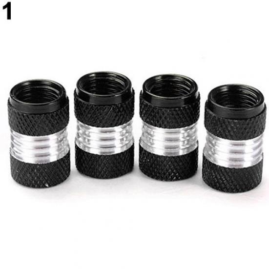 4Pcs/Set Universal Aluminum Alloy Bright Color Tire Tyre Air Valve Stems ADM
