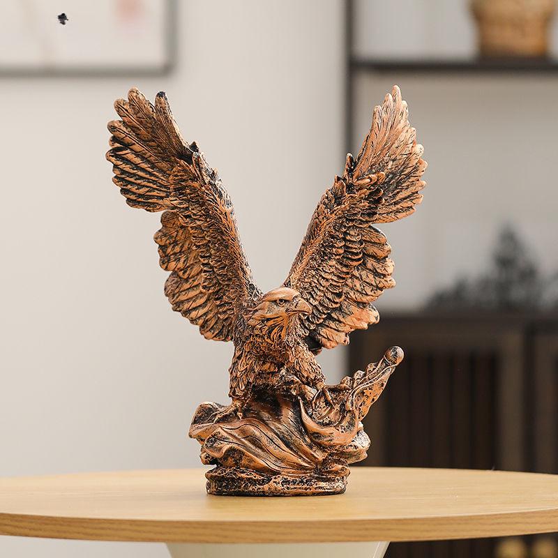 Eagle Figurine - Elegant Office & Home Decor, Perfect for Housewarming