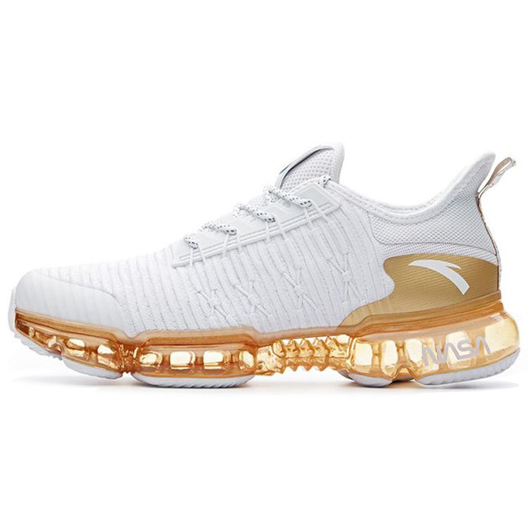 

New ANTA SEEED Running Shoes Men s Low top White/Gold 91835500-6 40