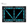 Basketball Footwork Trainer Training Mat Non-Slip Low Noise System Dribbling Agility Footstep for at Home Speed