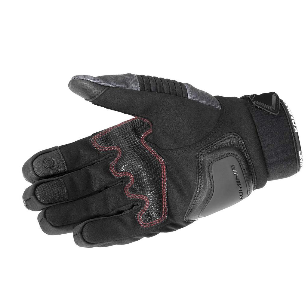KOMINE Motorcycle Protective Winter Black Size Stretch Suitable for and Spring Gloves, Marble, 2XL, GK-818 1136, Waterproof, Cold-Weather Material,