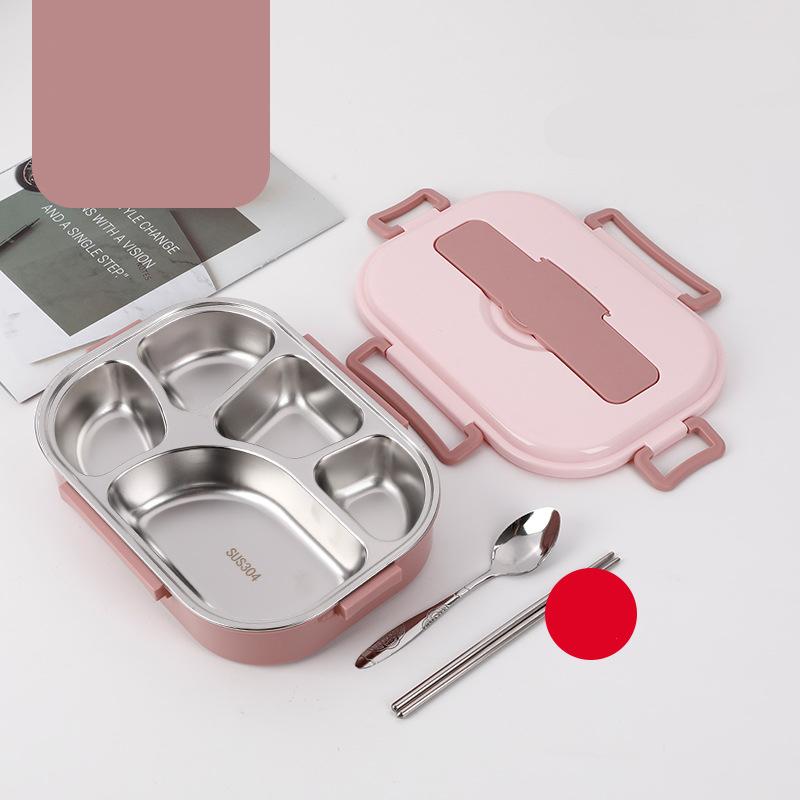 Food Storage Container Dinnerware Stainless Steel Lunch Bento Box Food Storage Student