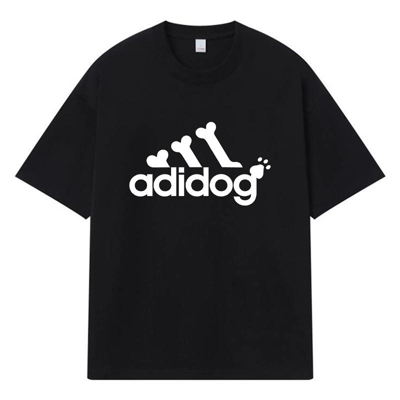2026 Dog Bones Paw Prints Printed Graphic Y2k Harajuku Streetwear 100% Cotton T Shirt Casual Oversized Summer Men T-shirt