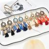 Vintage Ethnic Long Tassels Earrings For Women Boho Gold Color Leaf Drop Exaggerated Dangle Earring Female Party Jewelry