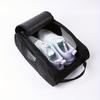 Portable Golf Shoe Storage Bag with Handle - Durable Oxford Cloth, Mesh Side Pocket, Perfect for Golf Accessories Organization