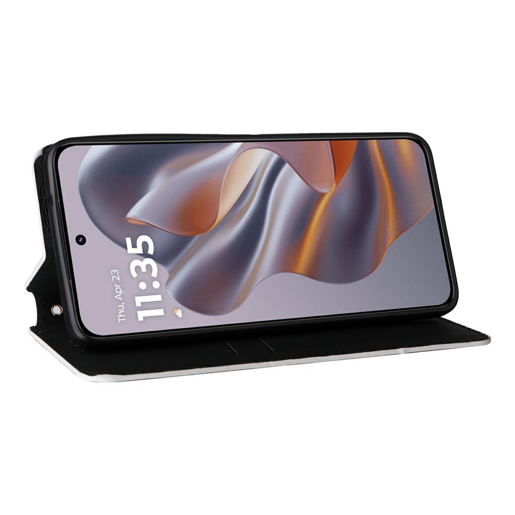 For Motorola Thinkphone 25 5G/Edge 50 Neo 5G/Moto S50 5G Wallet Case Rhombus Imprinted Leather Phone Cover