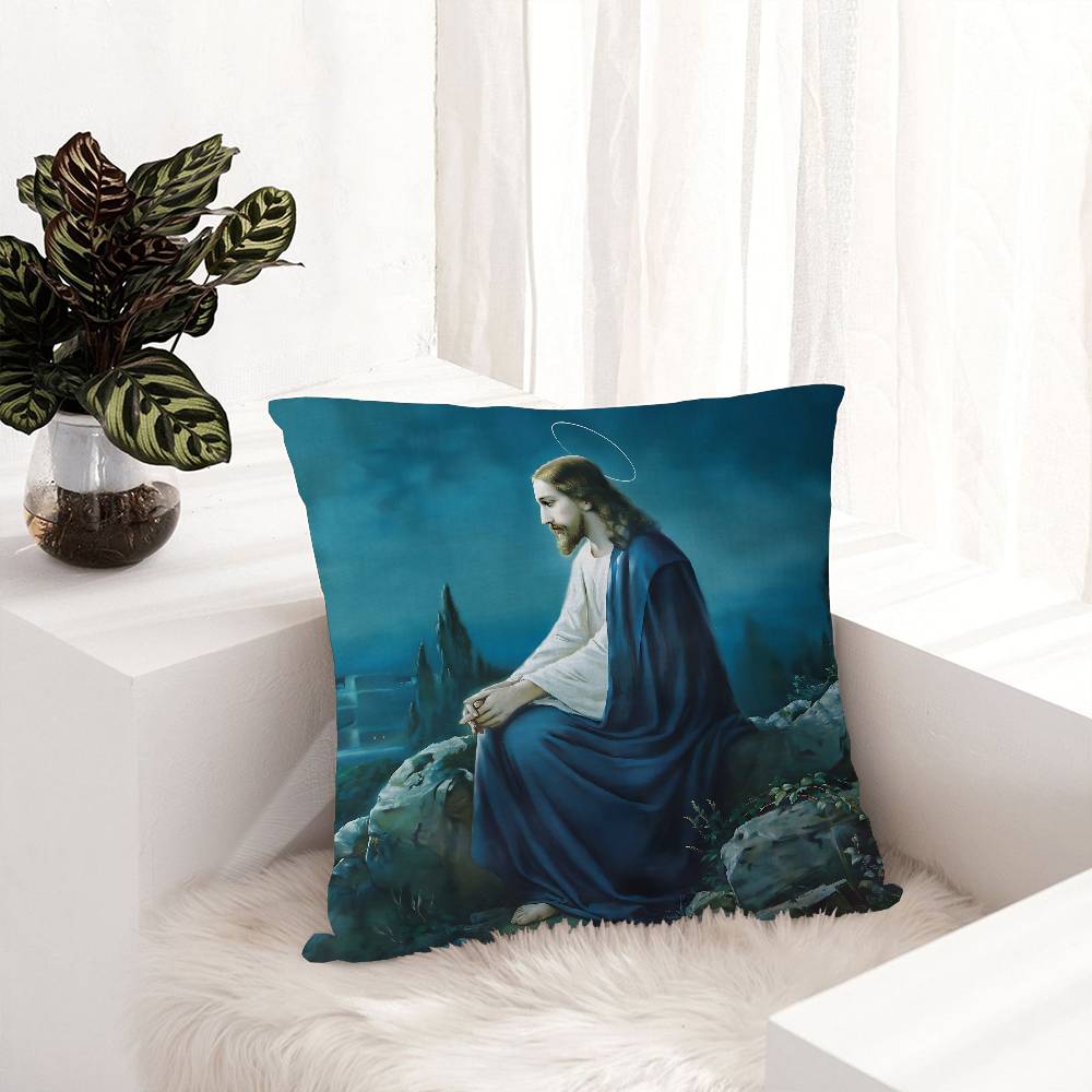 Einfache Kreuz Jesus Personalisierte Kissenhülle Kinderzimmer Wilde Party Deko Kissenbezug Kindergeburtstag Dusche Geschenk