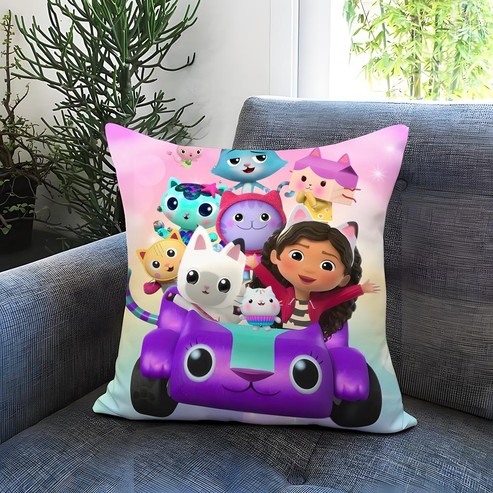 G-Gabbys D-Dollhouse Cushion Cover Comfortable Reversible Pillow Cover Ideal for Car Sofa Bedroom & Beyond